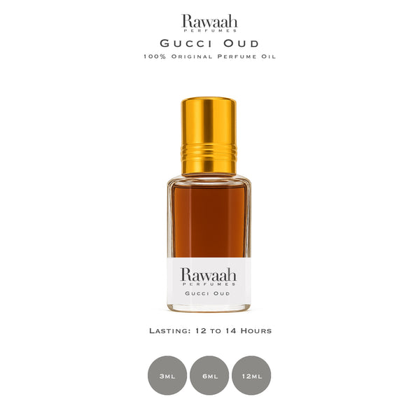 Gucci Oud | Concentrated Perfume Oil | Unisex | Top Seller | By Rawaah