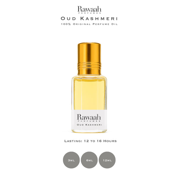 Oud Kashmeri | Concentrated Perfume Oil | Unisex | Top Seller | By Rawaah