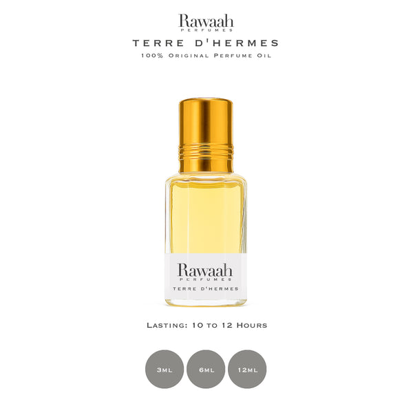 Terre d'hermes | Concentrated Perfume Oil | Unisex | Top Seller | By Rawaah