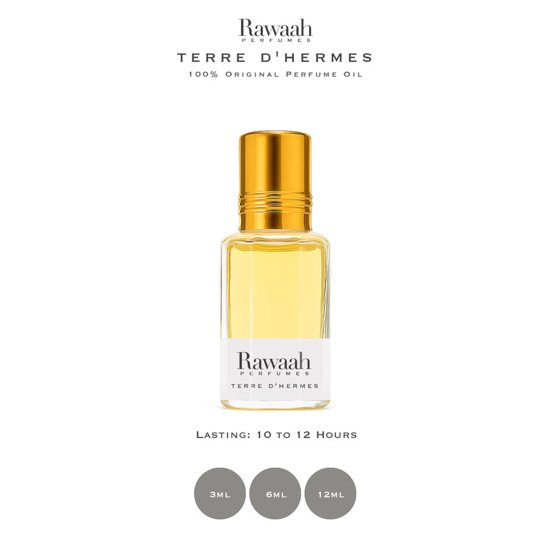 Terre d'hermes | Concentrated Perfume Oil | Unisex | Top Seller | By Rawaah